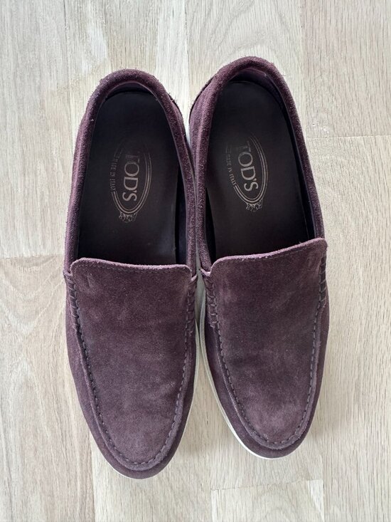 Tod\'s Men\'s Suede Slipper Loafers main image 6